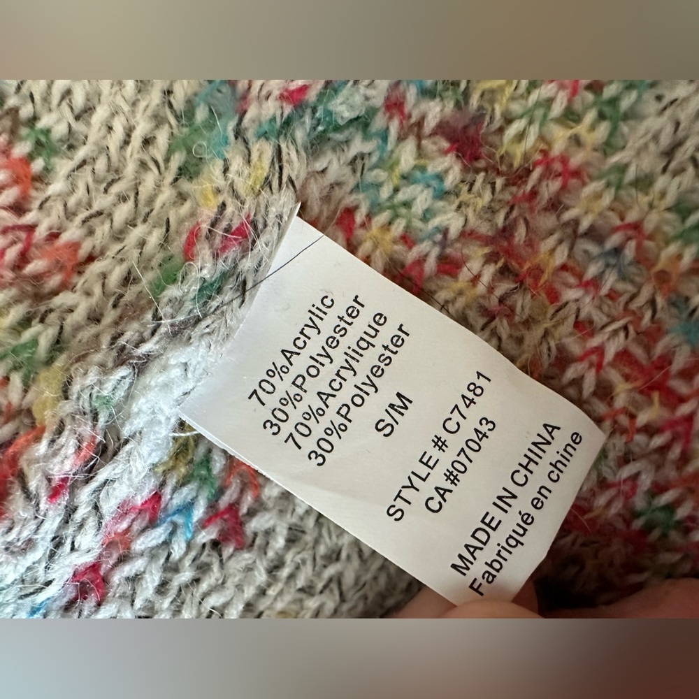 Dreamers by Debut Acrylic Blend Aztec Cardigan Size small EUC PTP 18 - Picture 11 of 11